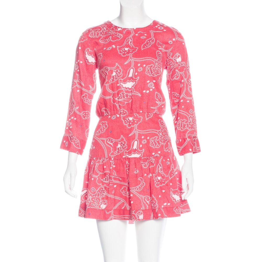 ed Current/Elliott long sleeve mini dress w/cutout accents at back